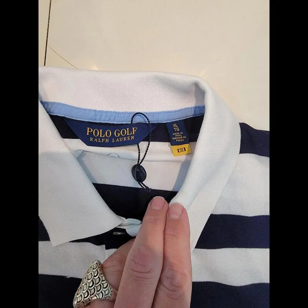 Vintage Polo Ralph Lauren Striped shirt XL 1990s USA
